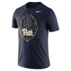 Men's Nike Pitt Panthers Football Icon Tee, Size: Small, Blue (navy)