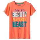 Girls 7-16 Rbx Foil Graphic Tee, Girl's, Size: Small, Brt Pink