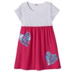 Design 365 Girls 4-6x Crochet Lace Dress, Girl's, Size: 5, Pink