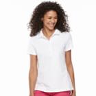 Women's Croft & Barrow&reg; Classic Polo, Size: Xxl, White