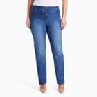 Plus Size Gloria Vanderbilt Amanda Classic Tapered Jeans, Women's, Size: 22w Short, Blue Other