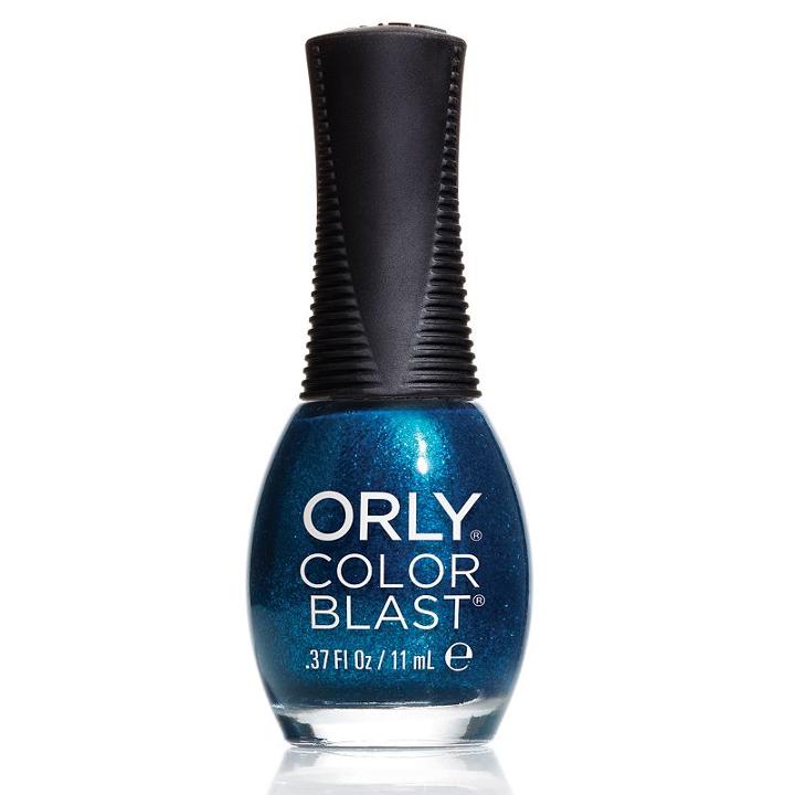 Orly Color Blast Gloss Glitter Nail Polish - Royal, Blue