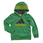 Boys 4-7x Adidas Fleece Hoodie, Boy's, Size: 4, Brt Green