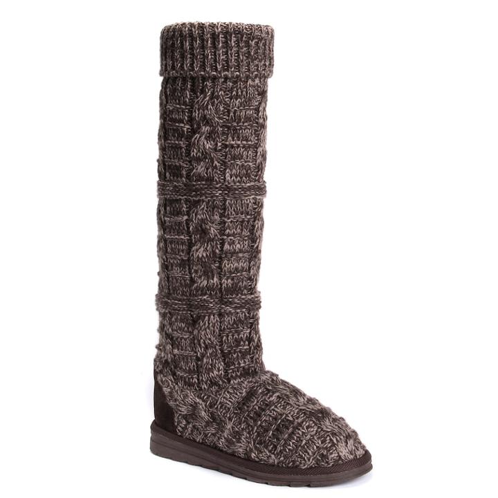 Muk Luks Shelly Women's Water-resistant Boots, Size: 7, Dark Brown
