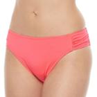 Women's Apt. 9&reg; Shirred-side Scoop Bottoms, Size: Xxl, Med Orange
