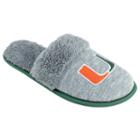 Women's Miami Hurricanes Sherpa-lined Clog Slippers, Size: Large, Grey