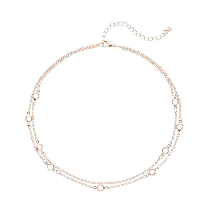 Lc Lauren Conrad Double Strand Station Necklace, Women's, Pink