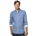 Big & Tall Chaps Classic-fit Plaid Button-down Shirt, Men's, Size: 2xb, Blue