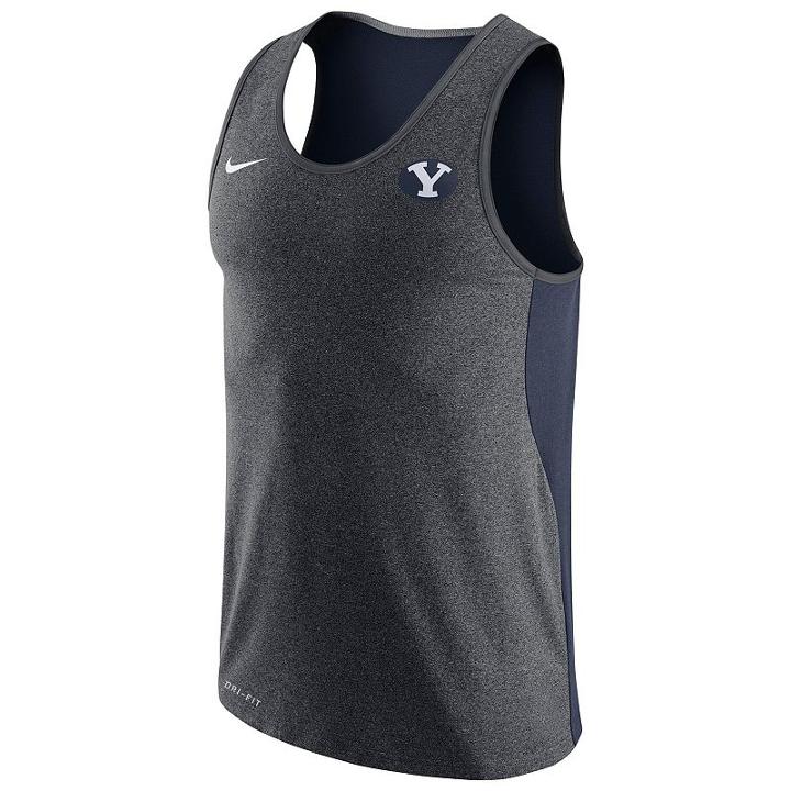 Men's Nike Byu Cougars Dri-fit Touch Tank Top, Size: Xl, Multicolor
