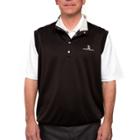 Men's Pebble Beach Classic-fit Performance Pullover Golf Vest, Size: Xxl, Black