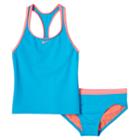 Girls 7-14 Nike 2-pc. Racerback Tankini Swimsuit Set, Girl's, Size: 10, Turquoise/blue (turq/aqua)