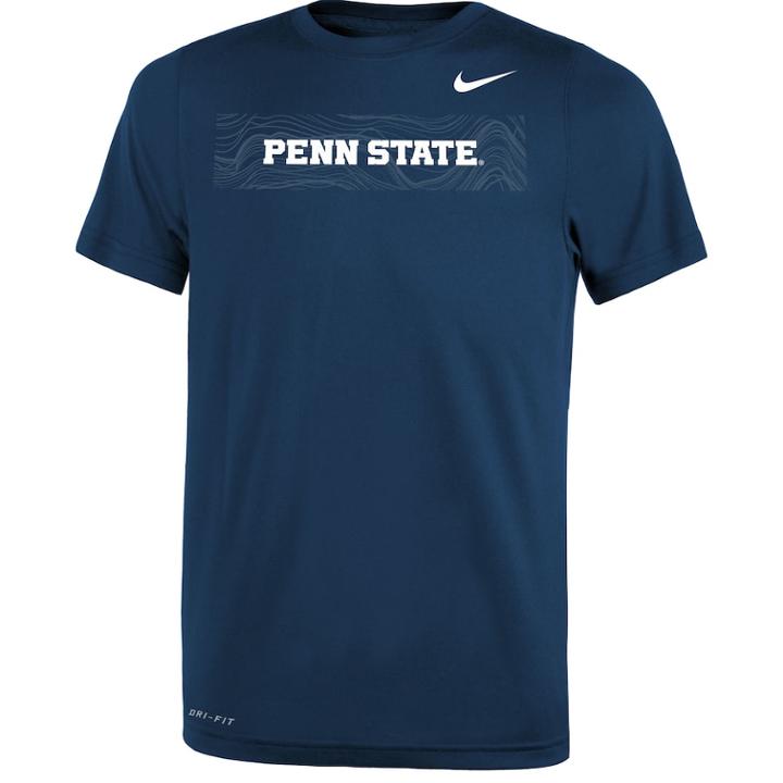 Boys 8-20 Nike Penn State Nittany Lions Legend Sideline Tee, Size: Xl 18-20, Blue (navy)