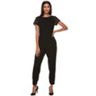 Women's Apt. 9&reg; Lace Panel Jumpsuit, Size: Xl, Black