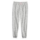 Girls 7-16 & Plus Size So&reg; Fleece Jogger Leggings, Size: 7-8, Med Grey