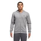 Men's Adidas Sport Full-zip Hoodie, Size: Small, Med Grey