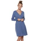 Juniors' Candie's&reg; Lace-back Wrap Dress, Teens, Size: Xs, Med Blue