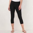 Women's Lc Lauren Conrad Capri Leggings, Size: Xs, Black