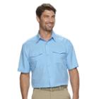 Big & Tall Columbia Pacific Breeze Button-down Shirt, Men's, Size: L Tall, Blue