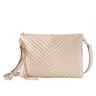 Apt. 9&reg; Ivy Quilted Chevron Crossbody Wristlet, Women's, Lt Beige