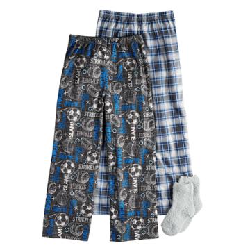 Boys 4-16 Up-late Sports 2-pack Lounge Pants, Size: 14-16, Multicolor