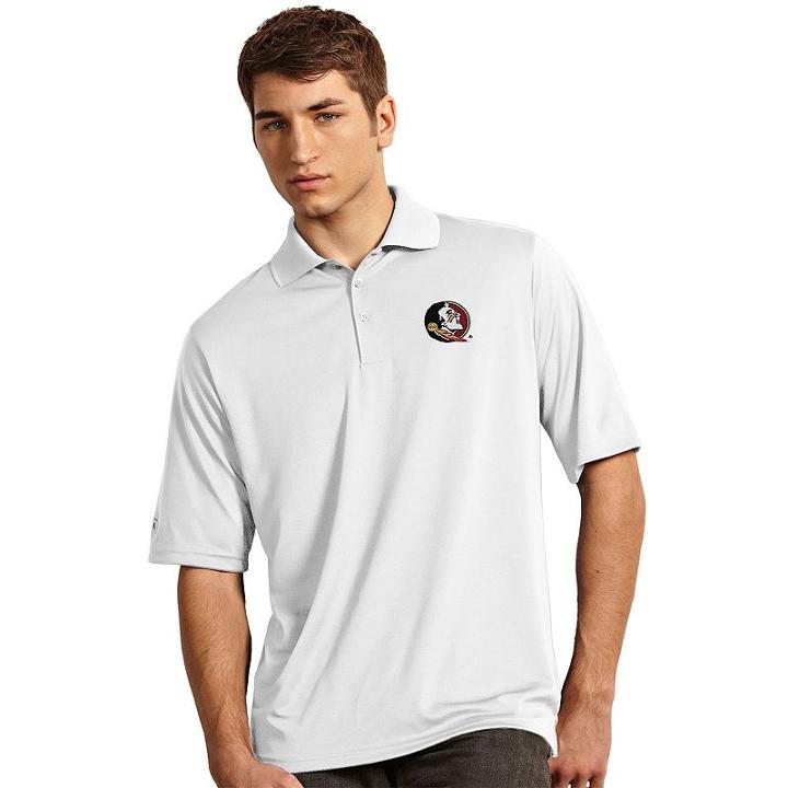 Men's Florida State Seminoles Exceed Desert Dry Xtra-lite Performance Polo, Size: Xl, White