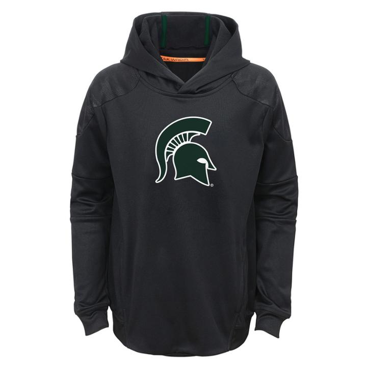 Boys 8-20 Michigan State Spartans Mach Hoodie, Size: L 14-16, Black