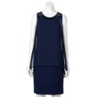 Women's Scarlett Sequin Popover Sheath Dress, Size: 6, Blue (navy)