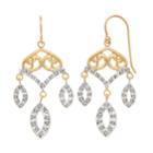 Diamond Mystique Chandelier Drop Earrings, Women's, Yellow