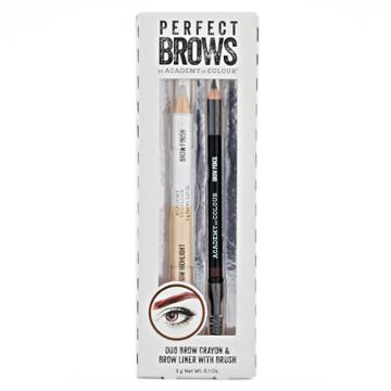 Academy Of Colour Perfect Brows Duo, Multicolor