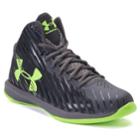 Under Armour Jet Express Mid Grade School Boys' Basketball Shoes, Size: 7, Grey (charcoal)