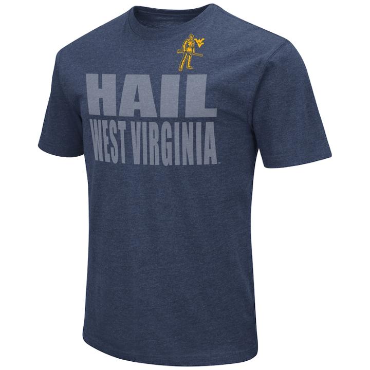 Men's West Virginia Mountaineers Motto Tee, Size: Xl, Dark Blue