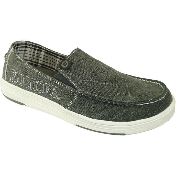 Men's Georgia Bulldogs Sedona Slip-on Shoes, Size: 11, Grey
