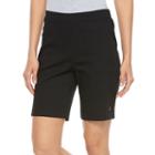 Petite Croft & Barrow&reg; Pull-on Shorts, Women's, Size: 14 Petite, Black