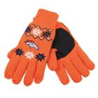 Adult Forever Collectibles Denver Broncos Lodge Gloves, Blue