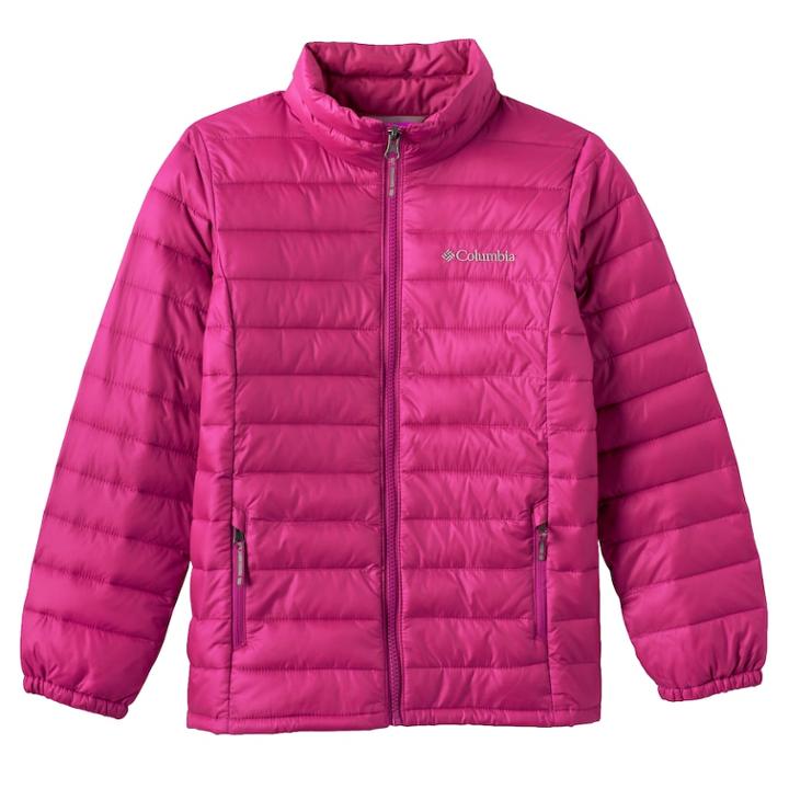 Girls 4-18 Columbia Elm Ridge Puffer Jacket, Size: L(14/16), Light Pink