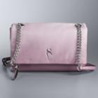 Simply Vera Vera Wang Garrison Double Entry Flap Crossbody Bag, Women's, Lt Purple