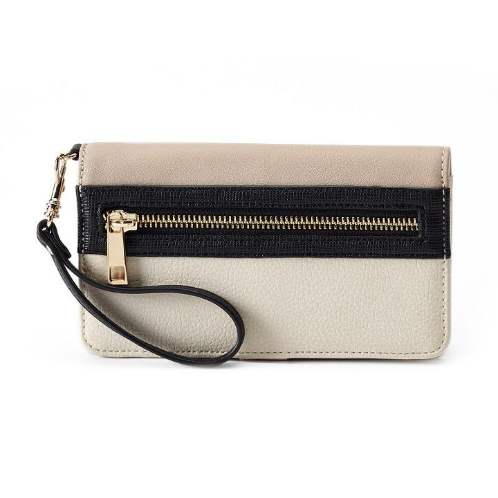 Apt. 9&reg; Margo Wristlet, Women's, Grey Other