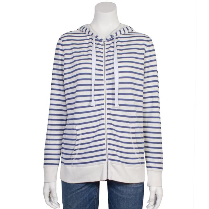 Juniors' Grayson Threads Burnout Zip-up Hoodie, Teens, Size: Medium, Blue Other