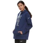 Women's Nike Therma Training Just Do It Graphic Hoodie, Size: Medium, Med Blue