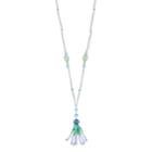 Napier Bead Long Tassel Necklace, Women's, Multicolor