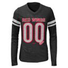 Girls 7-16 Reebok Detroit Red Wings Burnout Tee, Size: Xl(16)