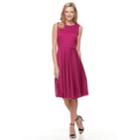 Women's Dana Buchman Sleeveless Paneled Circle Cut Dress, Size: 2, Pink