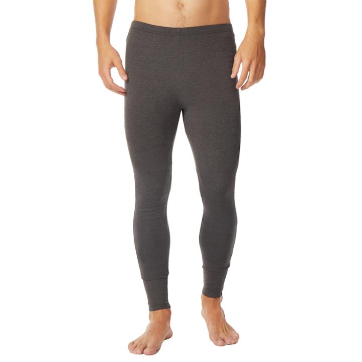 Men's Heat Keep Thermal Performance Leggings, Size: X Lrge M/r, Grey (charcoal)