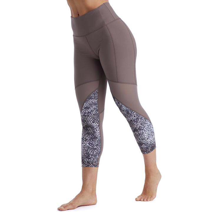 Women's Marika Ava Mesh High-waisted Capri Leggings, Size: Medium, Clrs