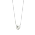 Love This Life Sterling Silver Chevron Pendant Necklace, Women's, Size: 18