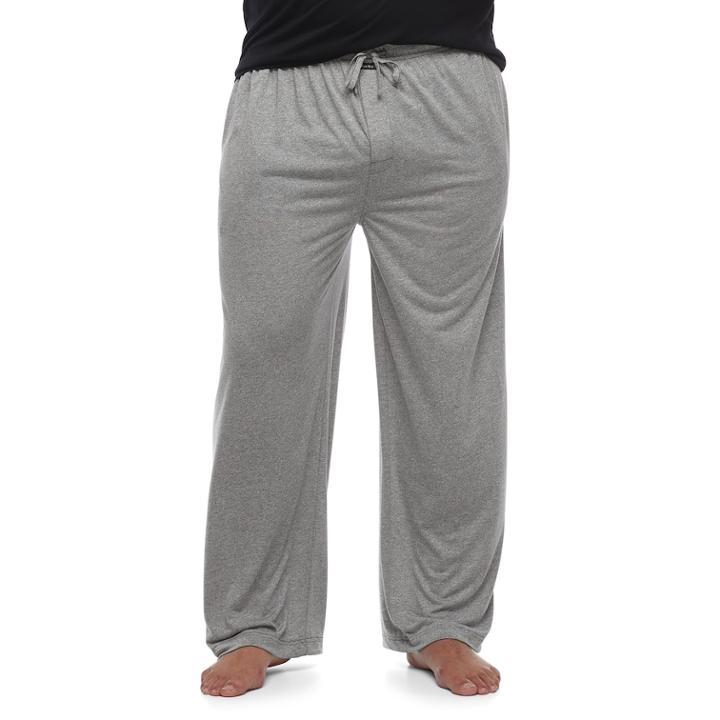 Big & Tall Van Heusen Performance Lounge Pants, Men's, Size: 2xb, Light Grey