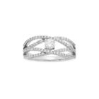 14k White Gold 5/8 Carat T.w. Igl Certified Diamond Openwork Engagement Ring, Women's, Size: 8.50