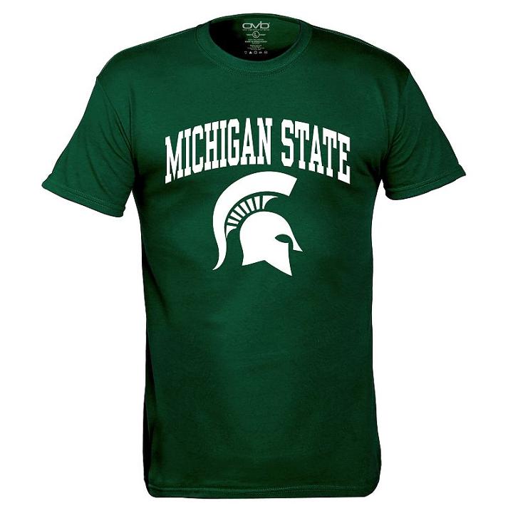 Men's Michigan State Spartans Pride Mascot Tee, Size: Xxl, Dark Green