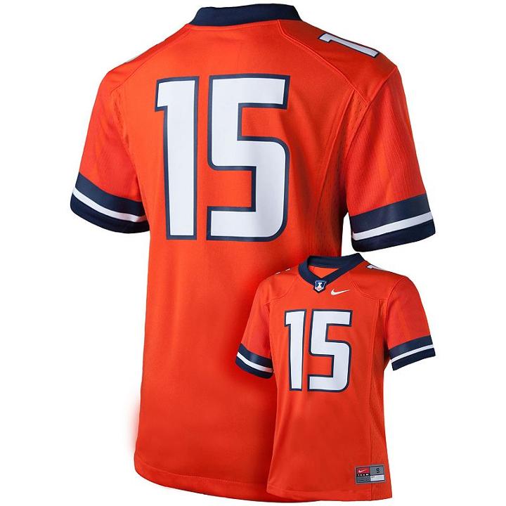 Boys 8-20 Nike Illinois Fighting Illini Replica Football Jersey, Boy's, Size: Medium, Orange