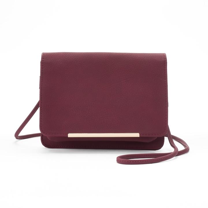 Apt. 9&reg; London Rfid-blocking Crossbody Wallet, Women's, Light Red